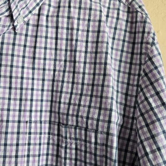 J.crew Mens Checkered Button Up Long Sleeve Shirt Size Large - Picture 4 of 9